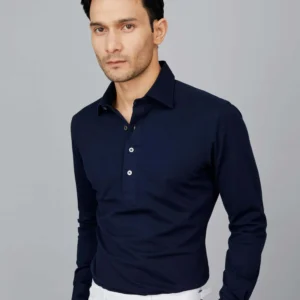 Polo Shirt in Midnight Blue